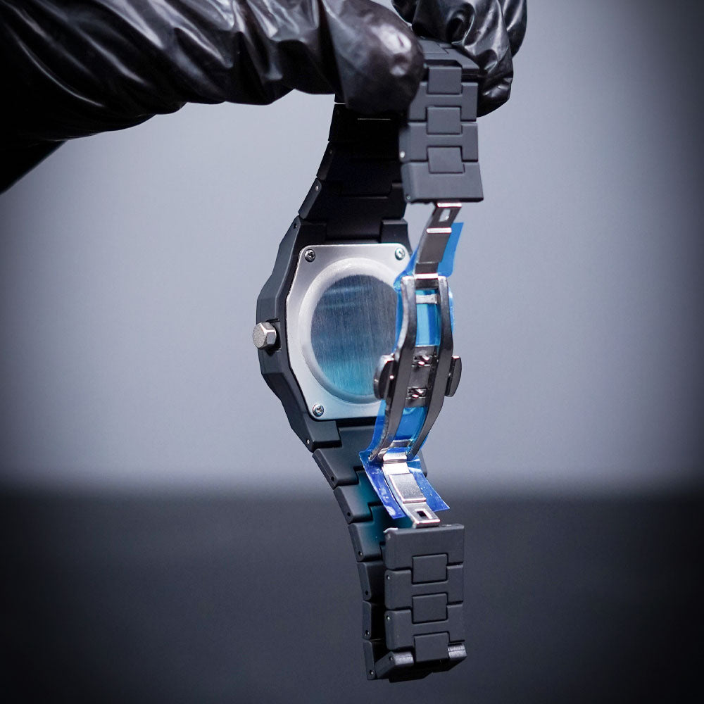 Arabic Aura Latest 2025 Watch for Men Boys| Matt Black Arabic Aura Watch for Men Women| Butterfly Clasp High Quality Watch