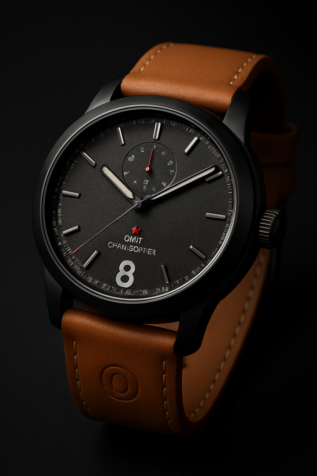 [High Quality] Watches For Men Wrist Leather Strap Attractive Dial Water Resistant Watch