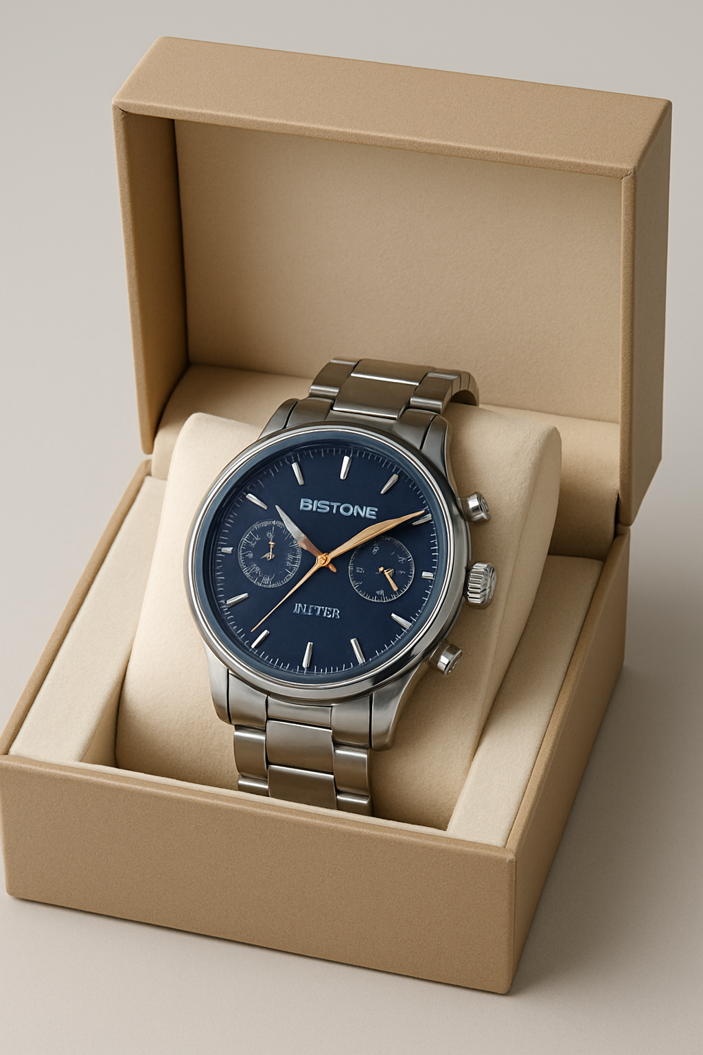 Luxury Fashion Mens Watches Silver Stainless Steel Quartz Wrist Watch Men Business Watch